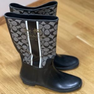 Vintage Coach Rubber boots. SIZE 11US women